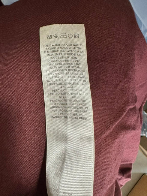 Men's Rick Owens Double Jumbo Belas Cargo Pants in Red Cotton