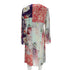 Women's Etro Floral Print V-neck Dress In Blue Viscose