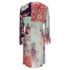Women's Etro Floral Print V-neck Dress In Blue Viscose