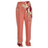 Women's Etro Floral Printed Pants in Pink Viscose