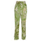 Women's Etro Paisley-Print Trousers in Green Silk