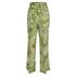 Women's Etro Paisley-Print Trousers in Green Silk