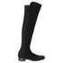 Women's Stuart Weitzman Knee Length Boots in Black Suede