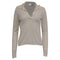 Women's Reformation Polo Sweater in Cream Merino Wool