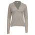 Women's Reformation Polo Sweater in Cream Merino Wool