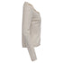 Women's Reformation Polo Sweater in Cream Merino Wool
