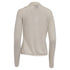 Women's Reformation Polo Sweater in Cream Merino Wool