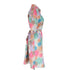 Women's Saloni Jeri Printed Mini Shirt Dress in Multicolor Silk