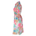 Women's Saloni Jeri Printed Mini Shirt Dress in Multicolor Silk