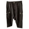 Men's Rick Owens Zipped Cargo Pants in Black Polyester