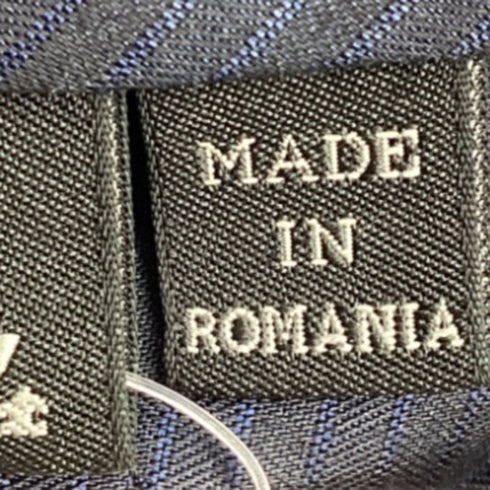 Men's Ermenegildo Zegna Cropped Trousers in Navy Blue Linen