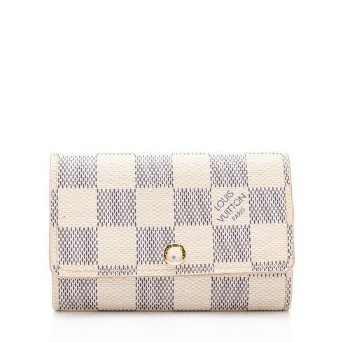 Louis Vuitton Damier Azur 6 Key Holder