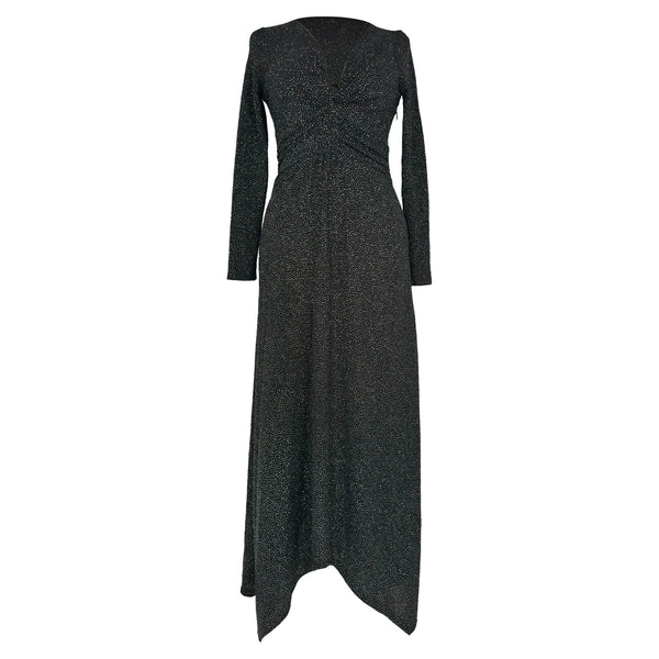 Women's Ba&sh Brady Midi Dress in Black Polyamide