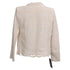 Women's Iro Frayed Tweed Open Blazer in Cream Cotton