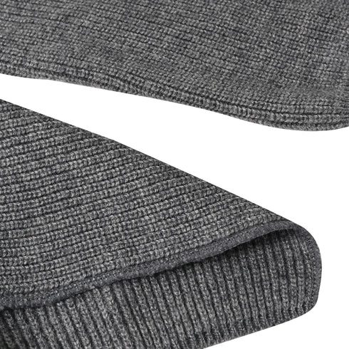 Women's Comme Des Garçons Cut-Out Sweater in Grey Acrylic
