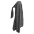 Women's Comme Des Garçons Cut-Out Sweater in Grey Acrylic
