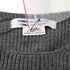 Women's Comme Des Garçons Cut-Out Sweater in Grey Acrylic