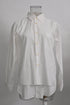 Women's Black Comme Des Garçons Layered Shirt in White Cotton