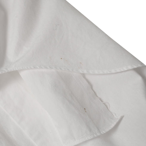 Women's Black Comme Des Garçons Layered Shirt in White Cotton