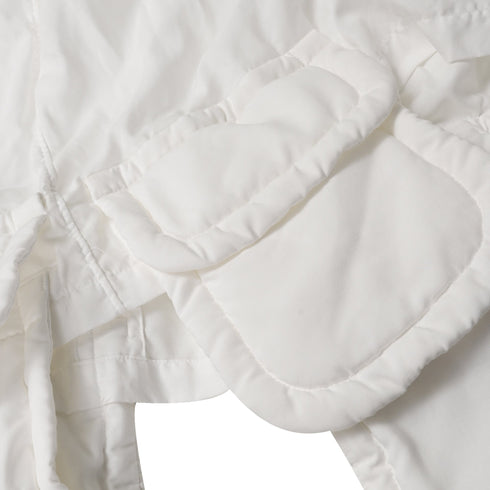 Women's Comme Des Garçons Multi-Pocket Shirt in White Polyester