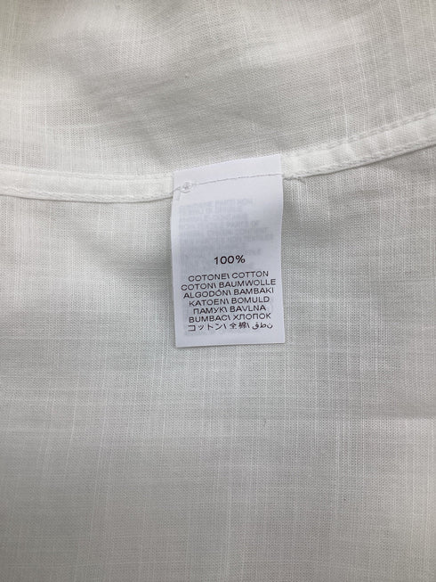 Men's Brunello Cucinelli Longsleeve Dress Shirt in White Cotton