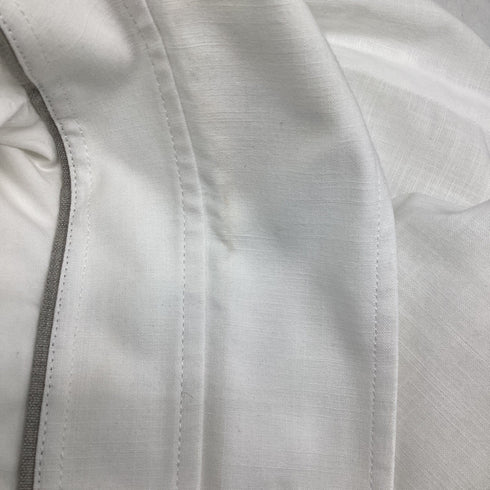 Men's Brunello Cucinelli Longsleeve Dress Shirt in White Cotton