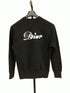 Men's Dior x Kenny Scharf Logo Sweatshirt in Black Cotton