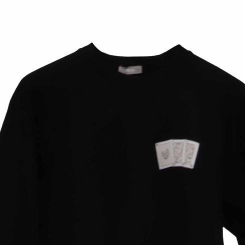 Men's Dior x Kenny Scharf Logo Sweatshirt in Black Cotton