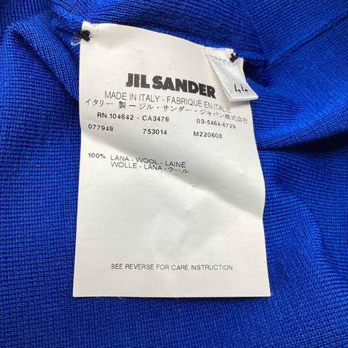 Men's Jil Sander Sweater in Blue Wool