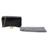 Hourglass Chain Wallet Crocodile Embossed Leather