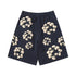 Denim Tears Shorts Yellow floral cotton