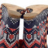 Women's Aquazzura Pom-Pom Embellishments Espadrille Wedge in Blue Suede