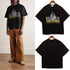 Rhude T-shirt Sailing Coconut Tree Print Short Sleeve T-shirt