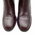 Women's Stuart Weitzman Esme Buckled Ankle Boots in Brown Leather