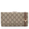 Ophidia Continental Wallet GG Coated Canvas