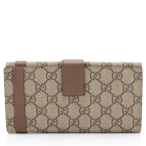 Ophidia Continental Wallet GG Coated Canvas