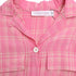 Women's Victoria Beckham Plaid Button-Down Shirt in Pink Viscose