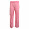 Women's Victoria Beckham Plaid Trousers in Pink Viscose