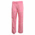 Women's Victoria Beckham Plaid Trousers in Pink Viscose