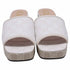 Women's Gucci GG Supreme Monogram Malaga Platform Mules in White Canvas