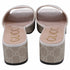 Women's Gucci GG Supreme Monogram Malaga Platform Mules in White Canvas
