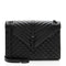 Classic Monogram Envelope Satchel Mixed Matelasse Leather Large