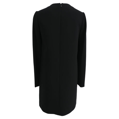 Women's Miu Miu Longsleeve Mini Dress in Black Triacetate