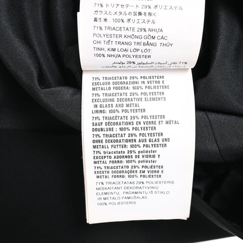 Women's Miu Miu Longsleeve Mini Dress in Black Triacetate