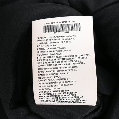 Women's Miu Miu Longsleeve Mini Dress in Black Triacetate
