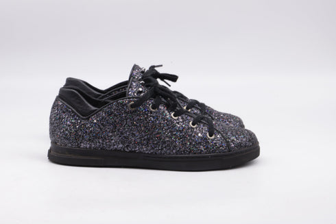 Women's Stuart Weitzman Low-Top Sneakers in Multicolor Glitter