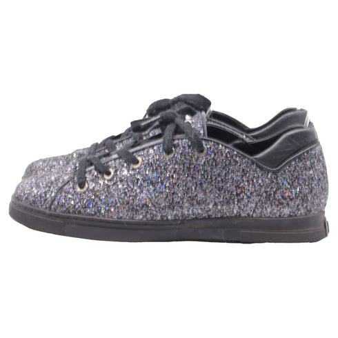 Women's Stuart Weitzman Low-Top Sneakers in Multicolor Glitter