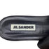 Women's Jil Sander Square-Toe Slingback Flats in Black Leather