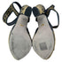 Women's Sergio Rossi Studded Platform Ankle Strap Sandals in Black Leather