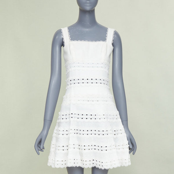 Women's Zimmermann Linen Embroidered Anglais Sundress